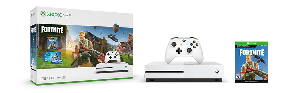 xbox console with fortnite