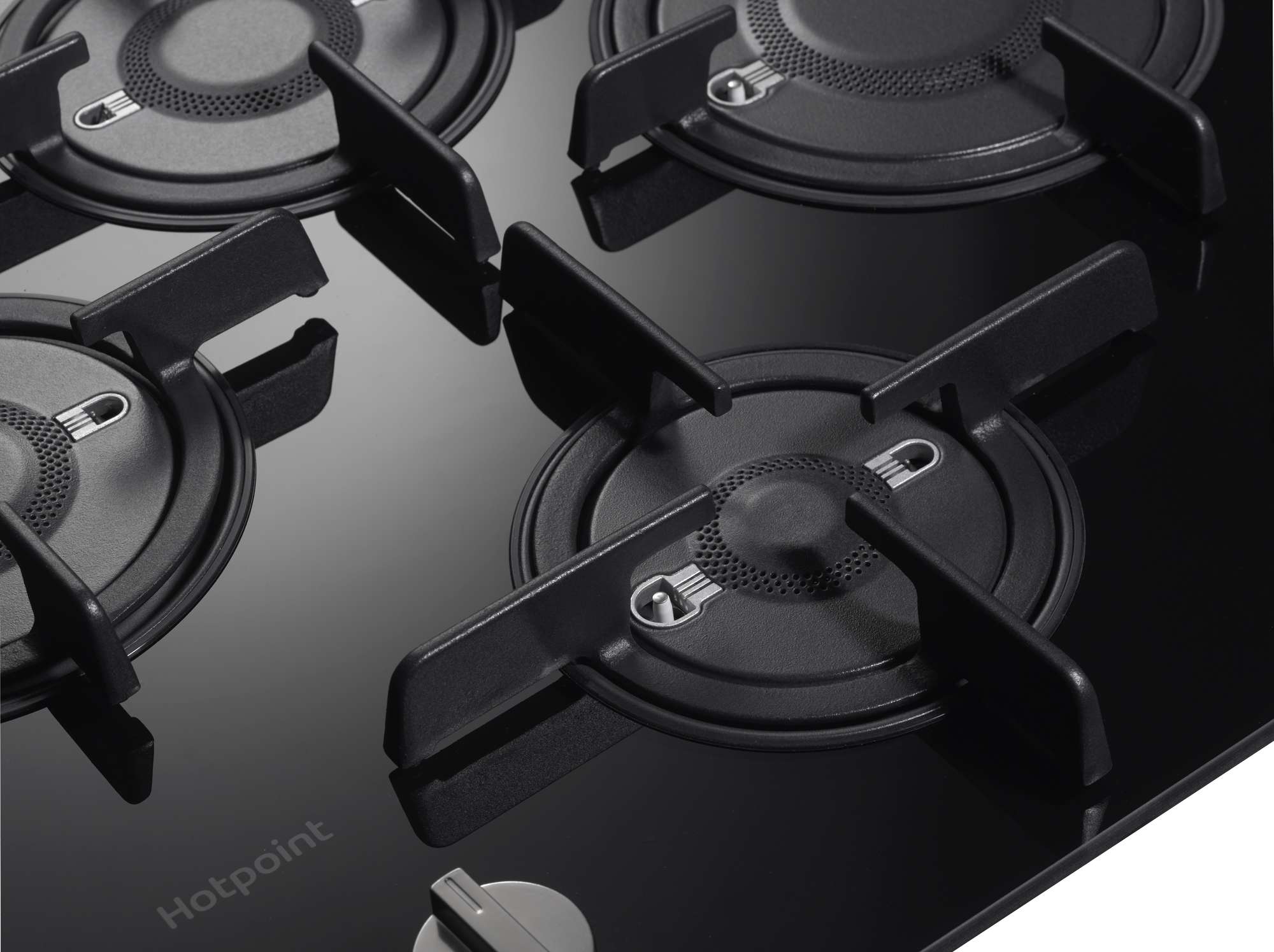 HOTPOINT FTGHG 641 D/H(BK) Direct Flame Gas Hob