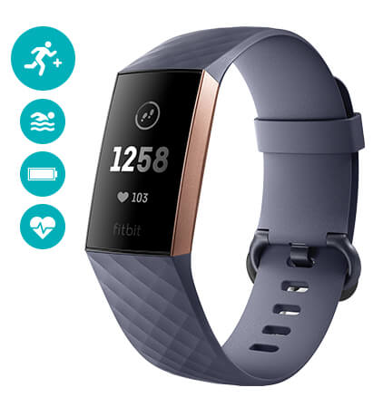 fitbit charge 3 water
