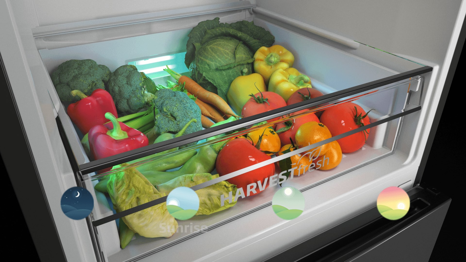 Beko CFP3691VW 60cm Freestanding Fridge Freezers