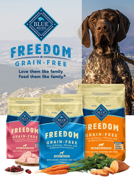 Blue freedom sale dog food walmart