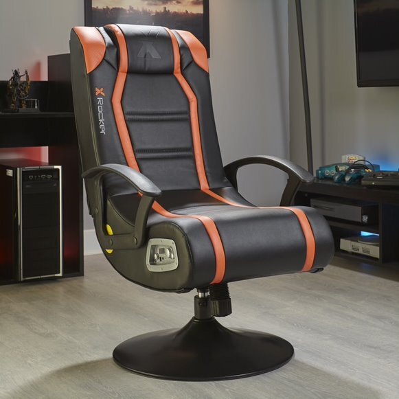 X ROCKER Veleno JR 2.1 Rocker Gaming Chair Black & Orange