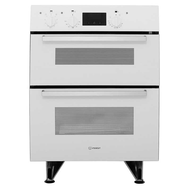 indesit under counter double oven