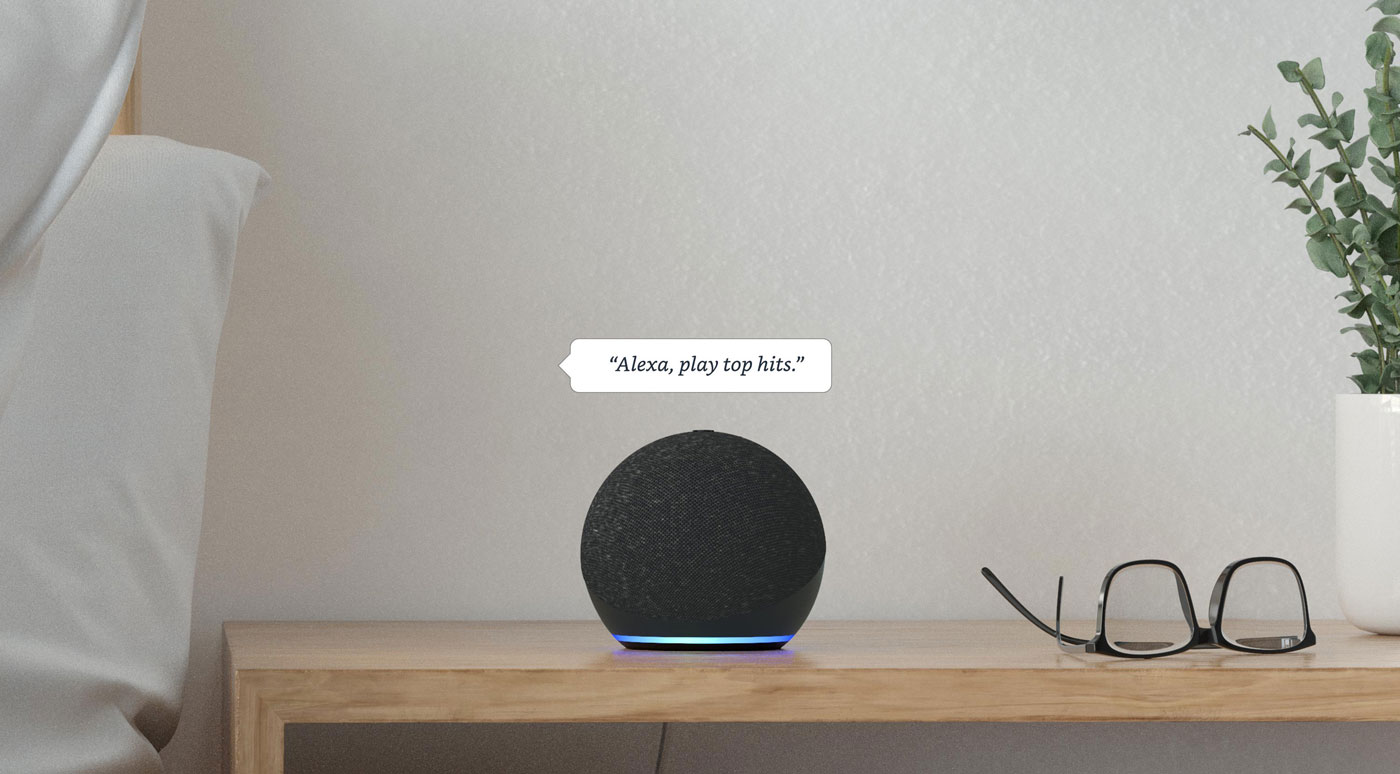 Alexa Echo Dot 4th Generation B7W64E, Compact Smart Home Speaker