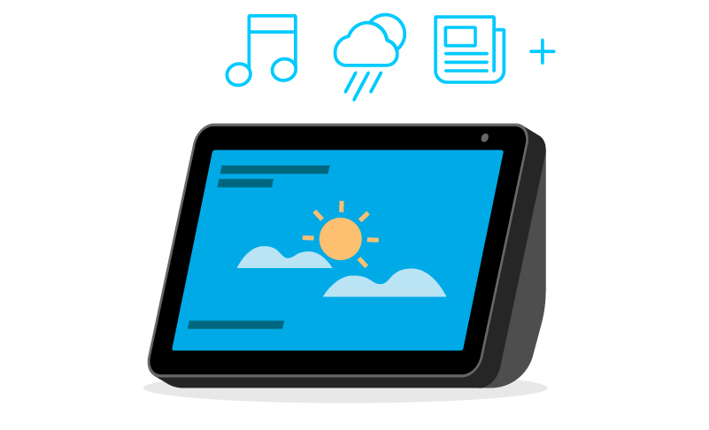 Amazon Echo Show 8 (2nd Gen) - Charcoal | BIG W