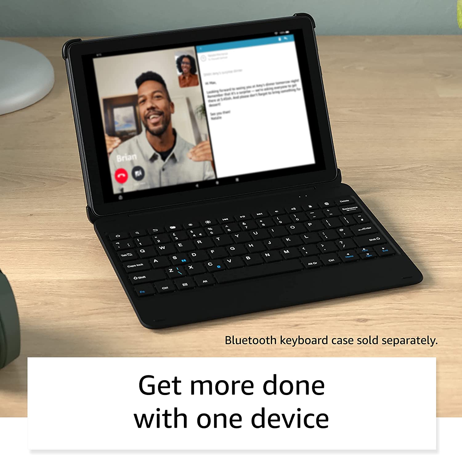 Fire HD 10 Tablet 10.1" 1080p Full HD display, 32 GB, with Ads