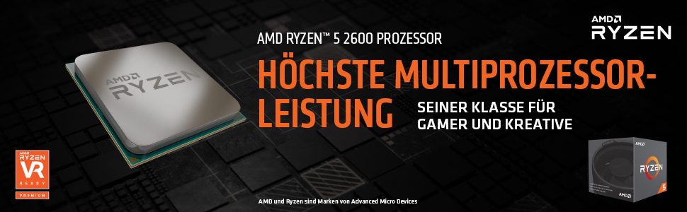 Amd Ryzen 5 2600 6x 3 40ghz So Am4 Tray Sockel Am4 Mindfactory De