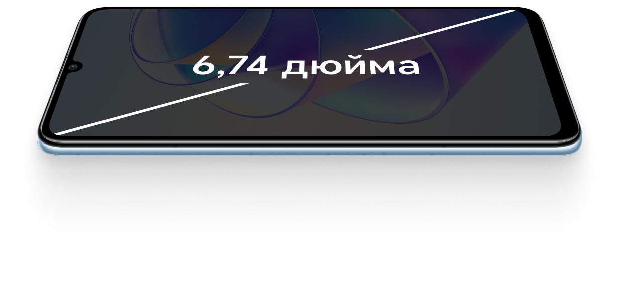 Смартфон HONOR X7a 4/128 ГБ Global, 2 nano SIM, синий океан 15 Больше экран больше веселья4