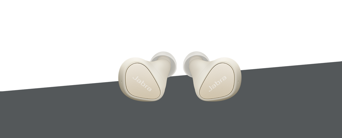 Jabra Elite 3 - true wireless earphones with mic - light beige -  100-91410703-98 - Wireless Headsets 