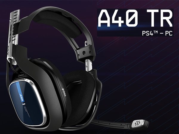 ASTRO A40 TR Wired Gaming Headset for Xbox PlayStation, and PC/MAC*