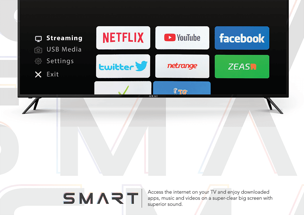 Buy Akai 50 Inch 4k Uhd Led Lcd Smart Tv Harvey Norman Au