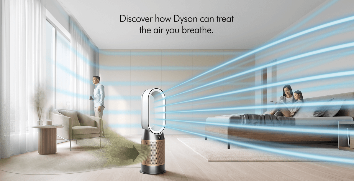 Discover how dyson can treat the air you breathe.