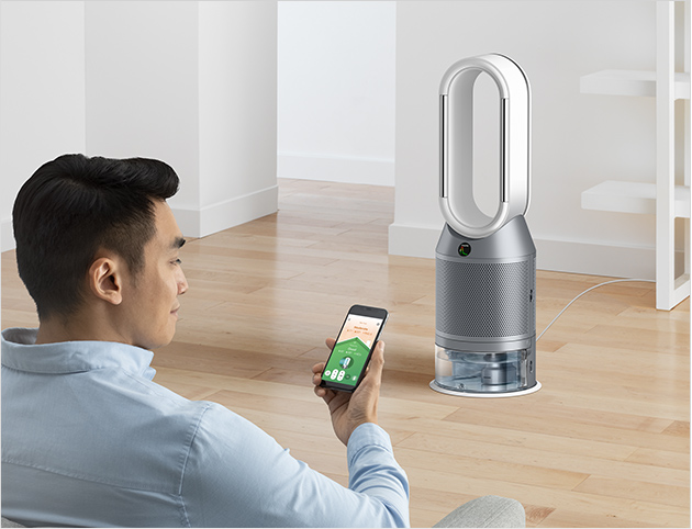 Smart purification, controlled by app or voice